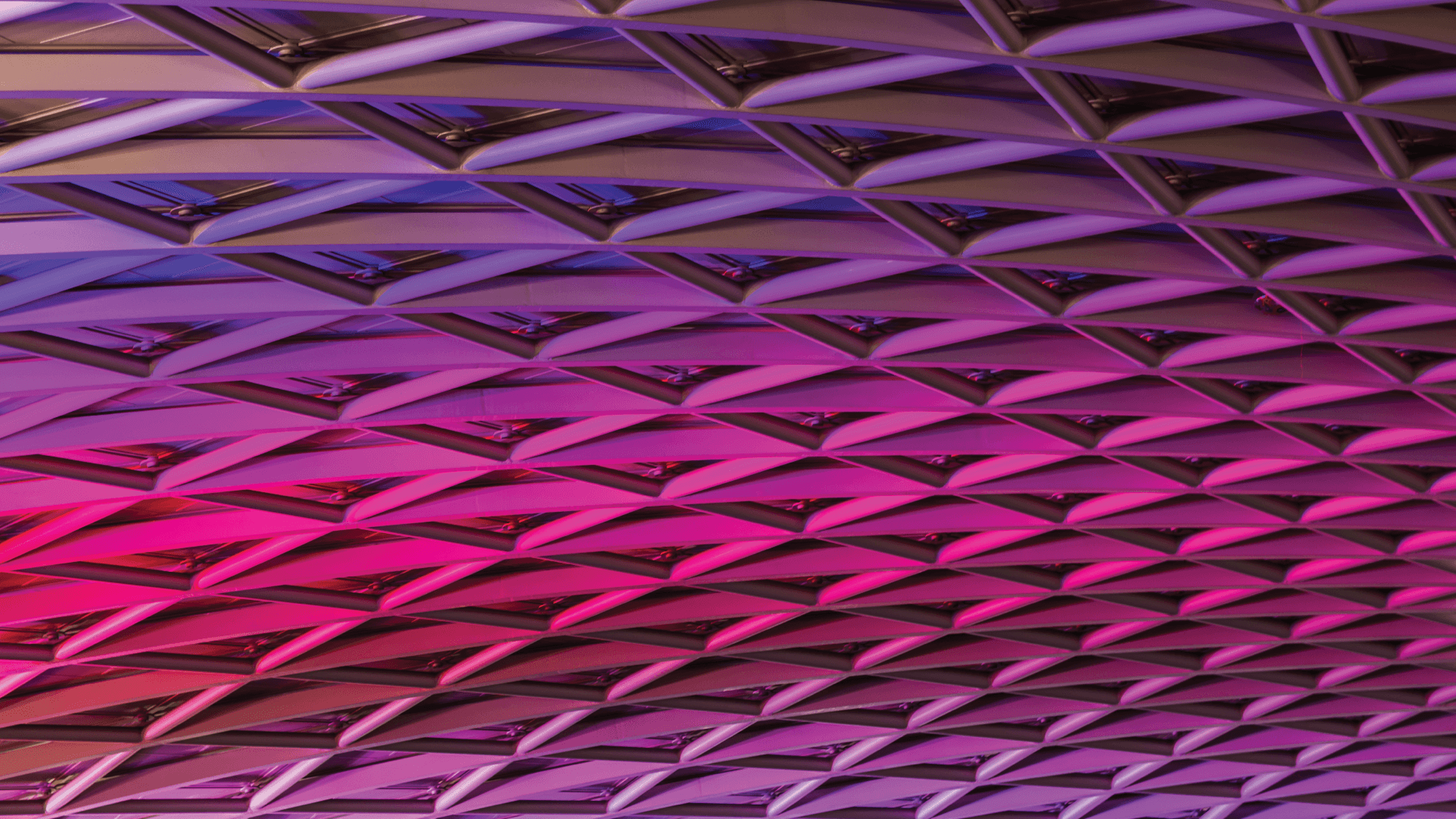Purple ceiling